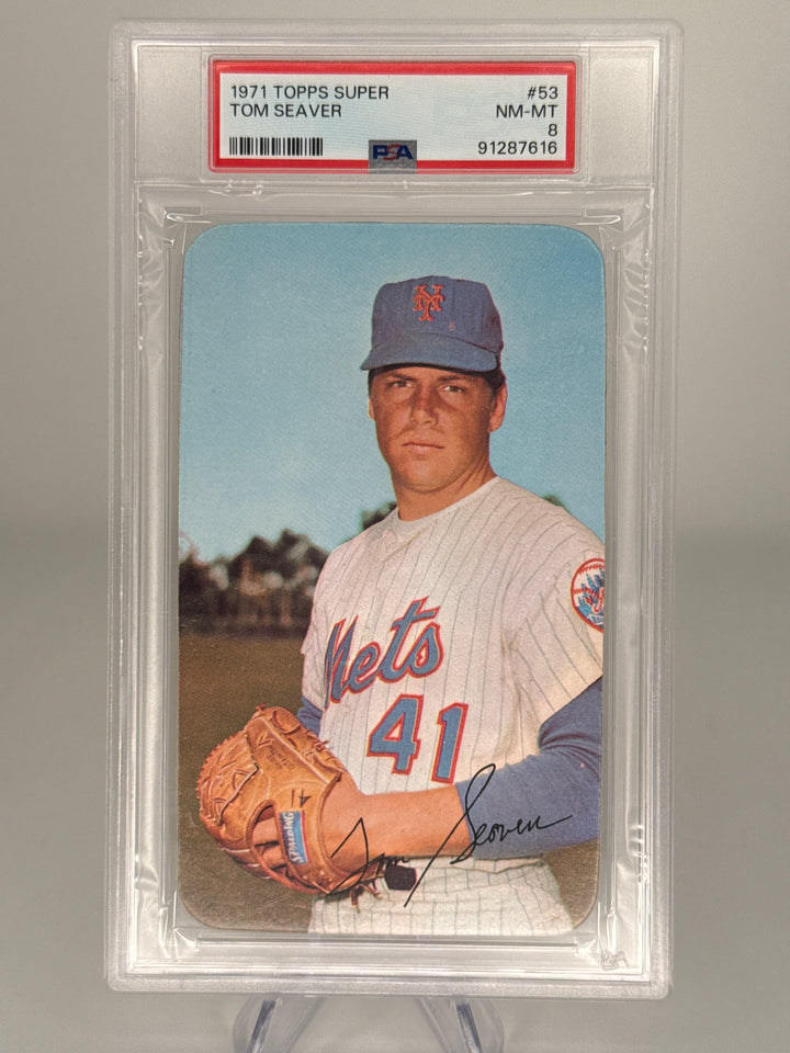 Tom Seaver 1971 Topps Super, PSA 8