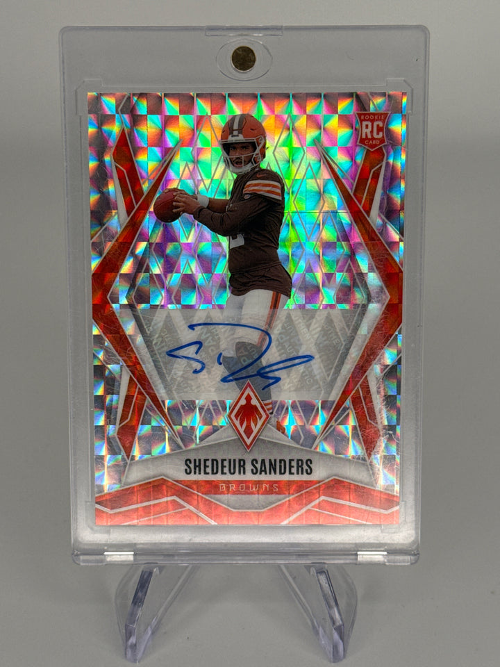 Shedeur Sanders 2025 Panini Phoenix Rookie Auto