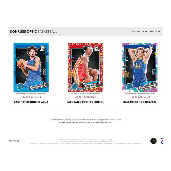 2023-2024 Panini Donruss Optic Basketball Hobby Box