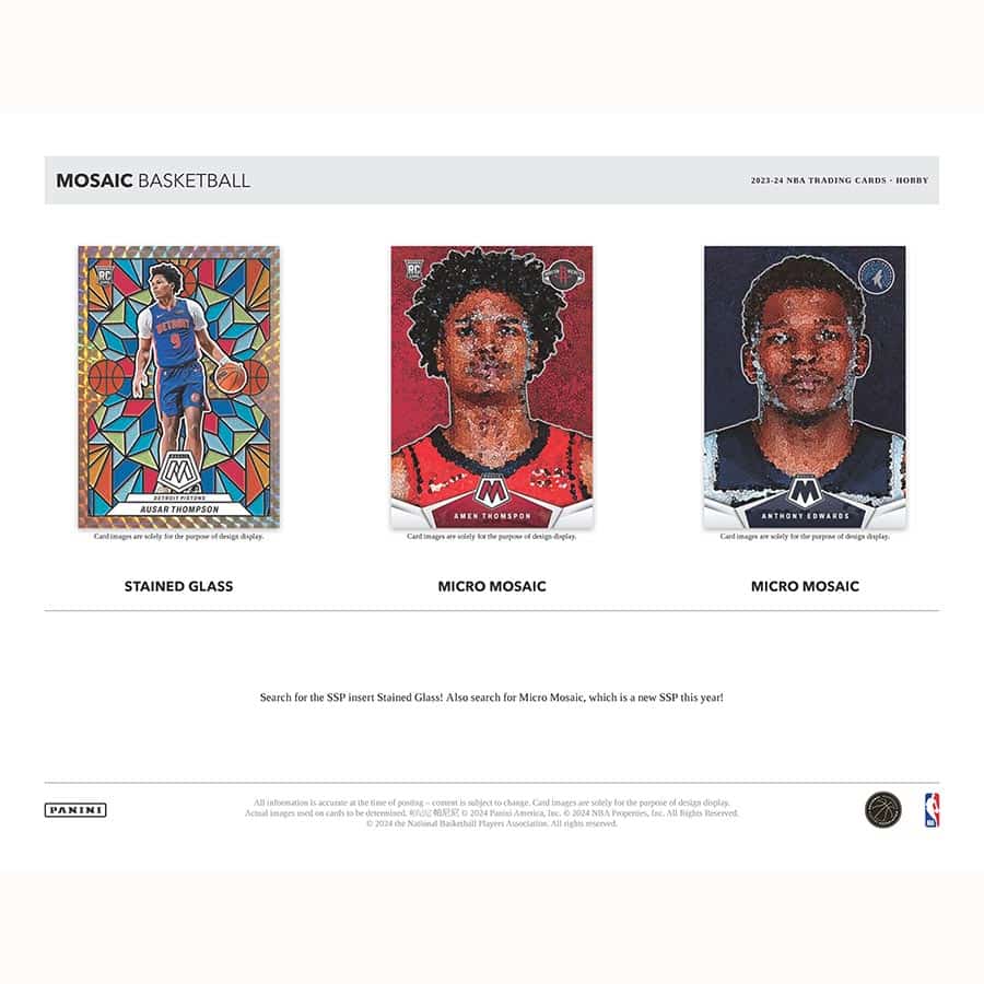 2023-2024 Panini Mosaic Basketball Hobby Box