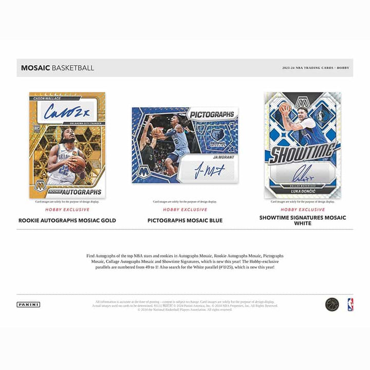 2023-2024 Panini Mosaic Basketball Hobby Box