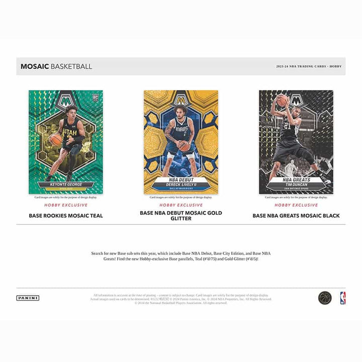 2023-2024 Panini Mosaic Basketball Hobby Box
