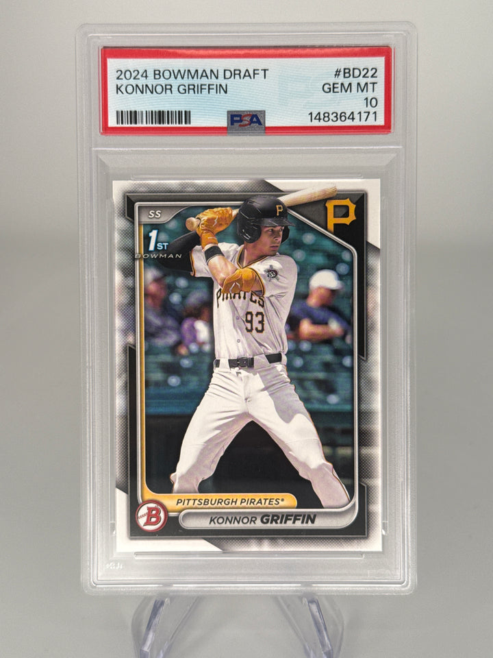 Konnor Griffin 2024 Bowman Draft Paper Prospect 1st, PSA 10 Gem Mint