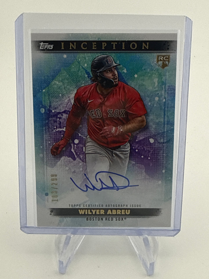 Wilyer Abreu 2024 Topps Inception Rookie Auto, 103/299