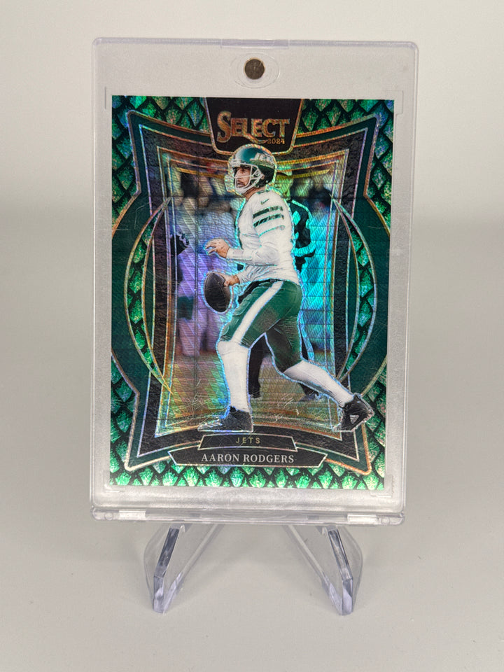 Aaron Rodgers 2024 Panini Select Dragon Scale, 33/81