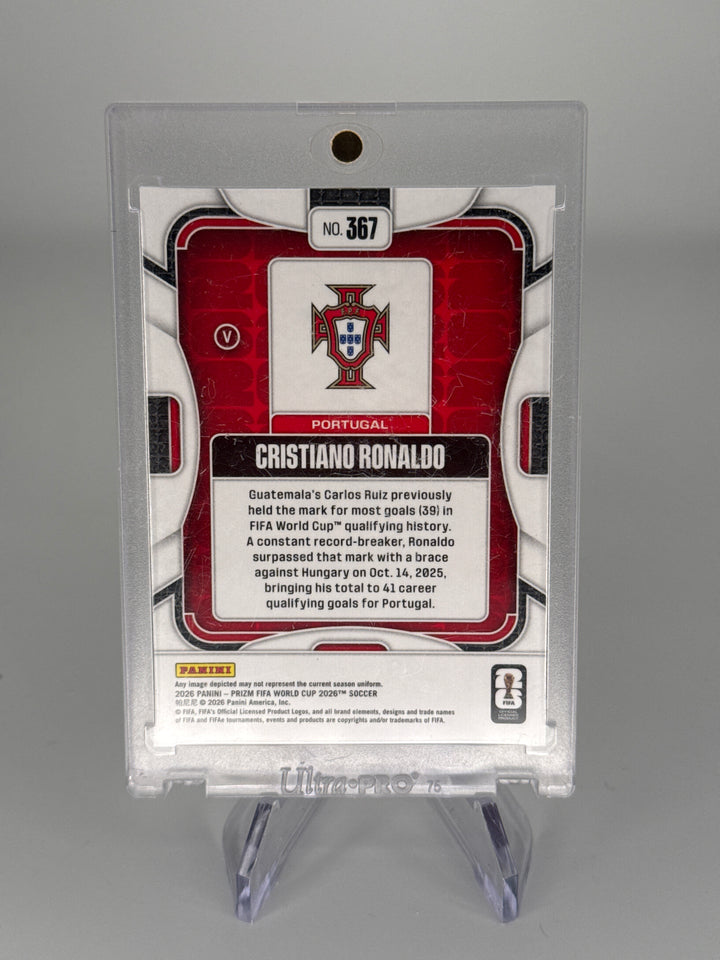 Cristiano Ronaldo 2026 Panini Prizm World Cup SP Image Variation
