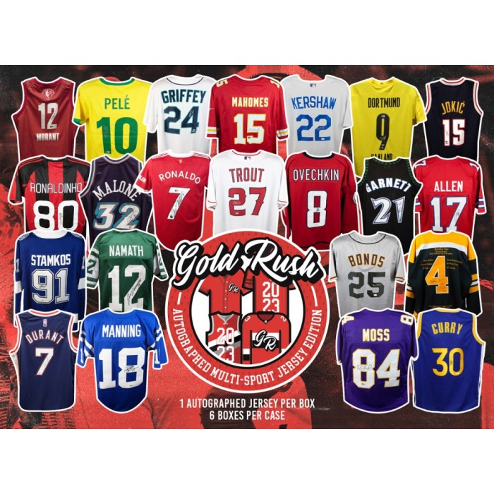2023 Gold Rush Autographed Multi-Sport Jersey