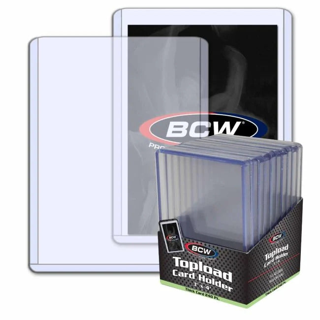 BCW 240 Point Top Loader - Pack of 10