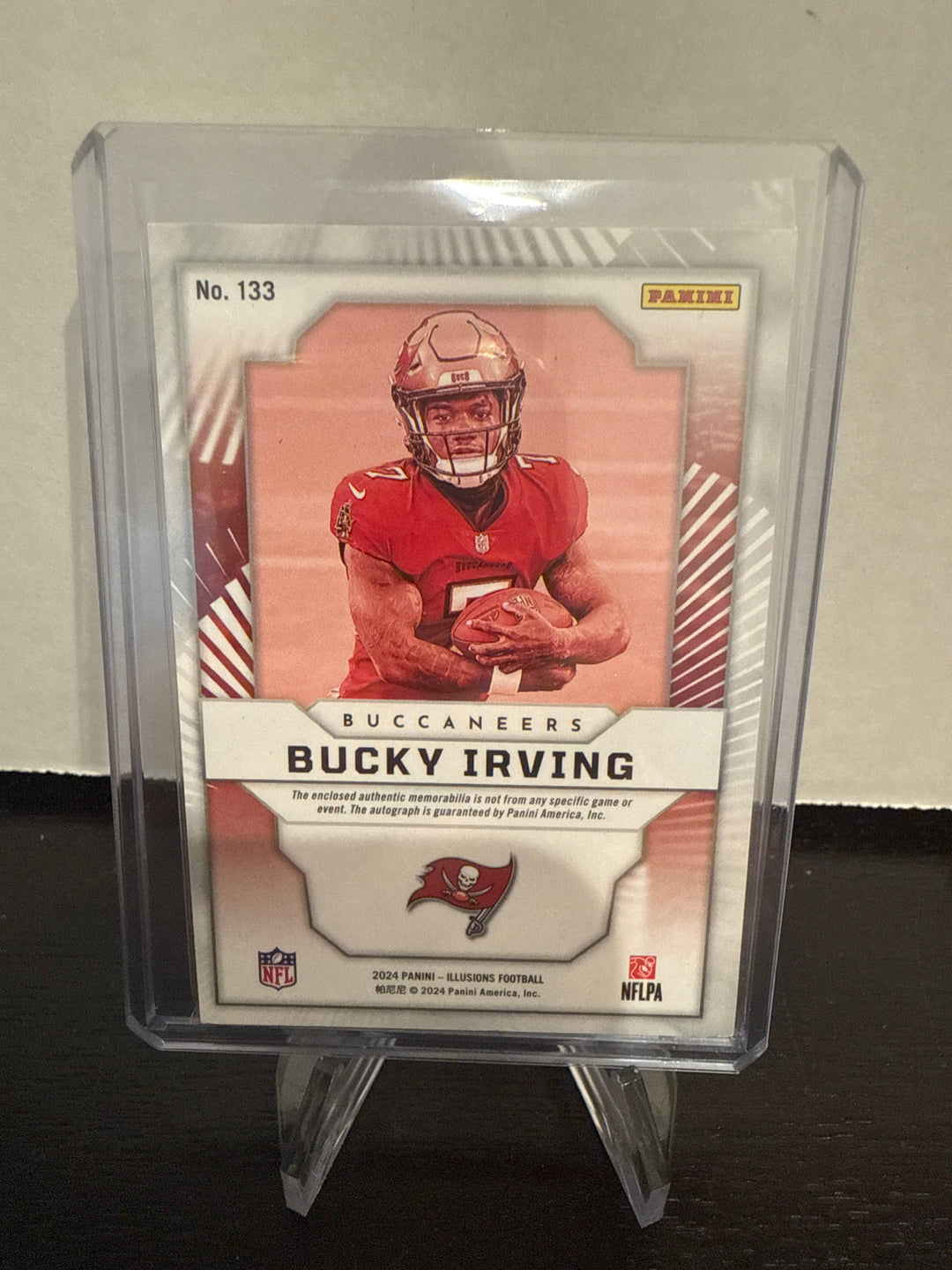 Bucky Irving 2024 Panini Illusions Rookie Patch Auto, 012/299