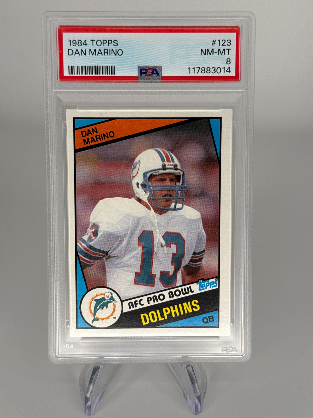 Dan Marino 1984 Topps Rookie Card, PSA 8