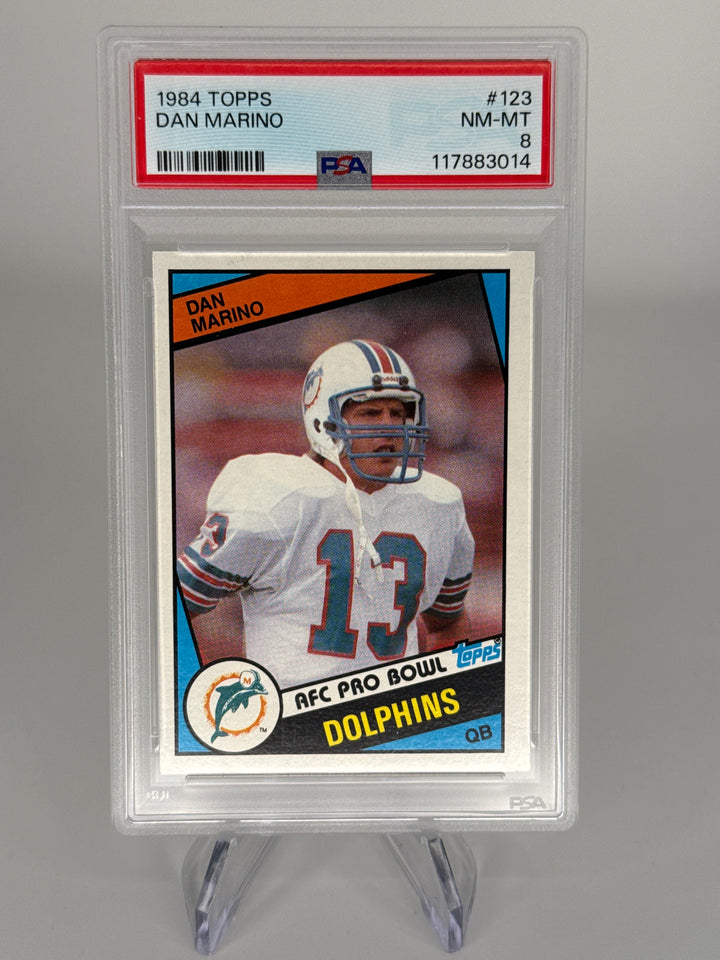 Dan Marino 1984 Topps Rookie Card, PSA 8