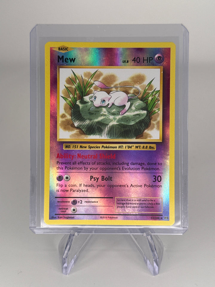 Pokemon TCG 2016 Mew XY Evolutions Reverse Holo, 53/108