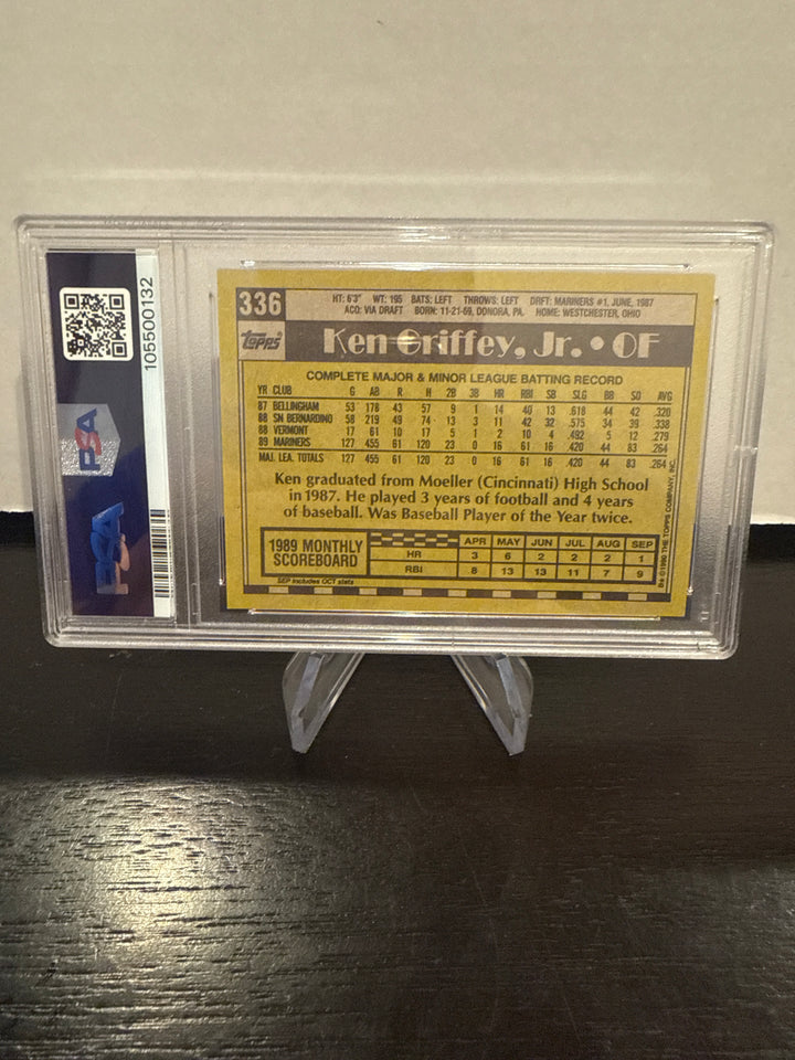 Ken Griffey Jr. 1990 Topps Rookie Cup, PSA 9 Mint