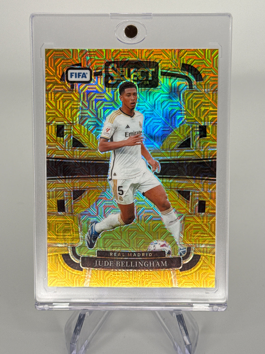 Jude Bellingham 2023-2024 Panini Select Gold Mojo, 05/10