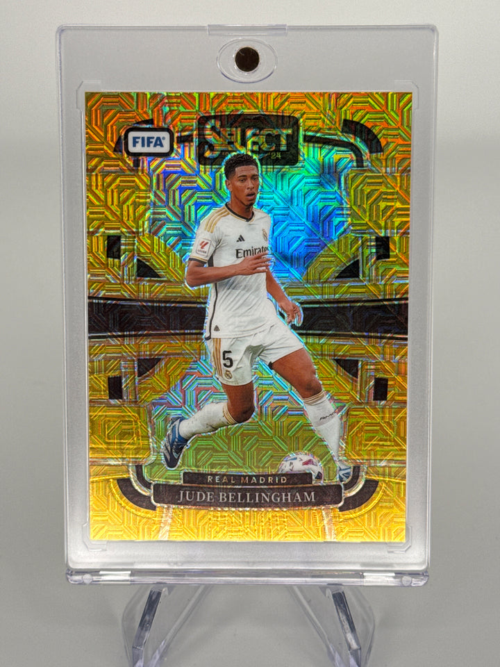 Jude Bellingham 2023-2024 Panini Select Gold Mojo, 05/10