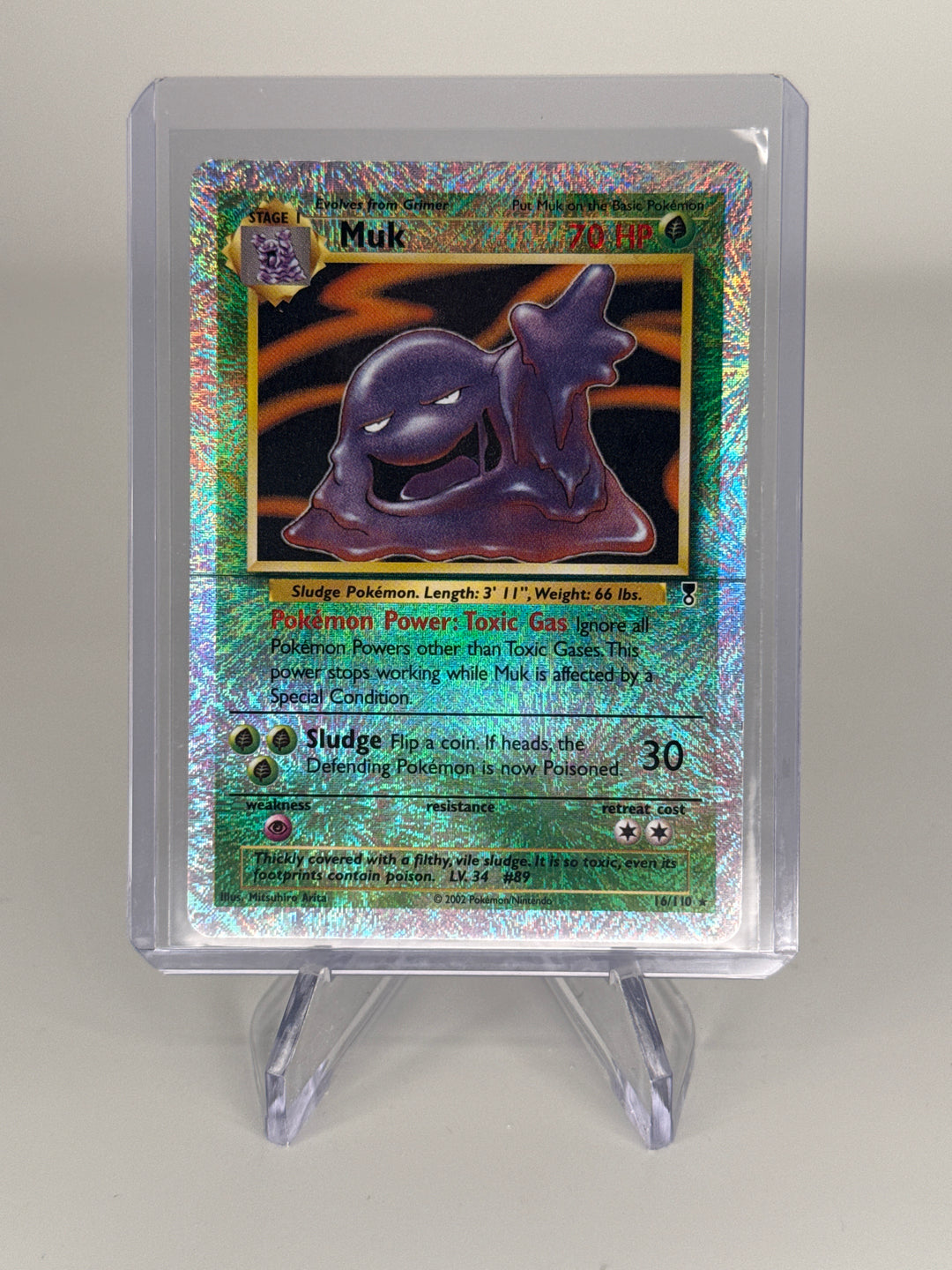 Pokemon TCG 2002 Muk Legendary Collection Reverse Foil, 16/110