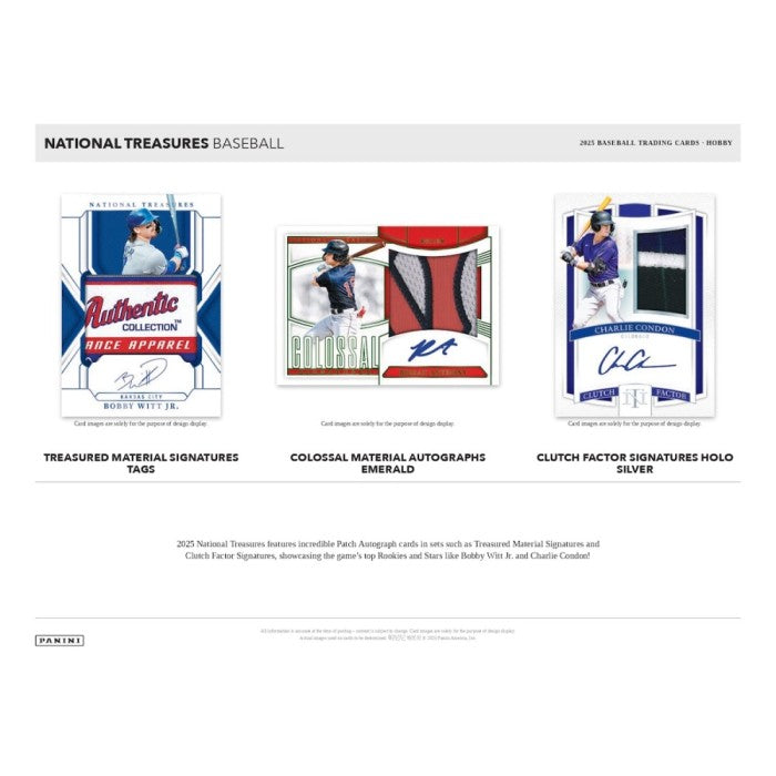 2025 Panini National Treasures Baseball Hobby Box