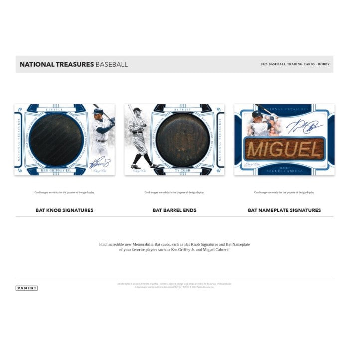 2025 Panini National Treasures Baseball Hobby Box