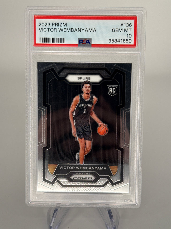 Victor Wembanyama 2023-2024 Panini Prizm Rookie, PSA 10 Gem Mint