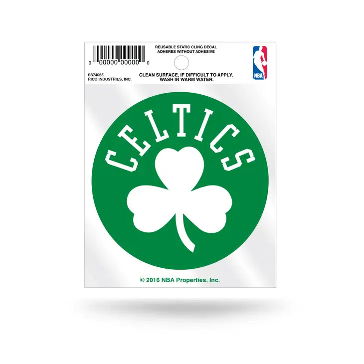 NBA Boston Celtics Alternate Logo Small Static Cling
