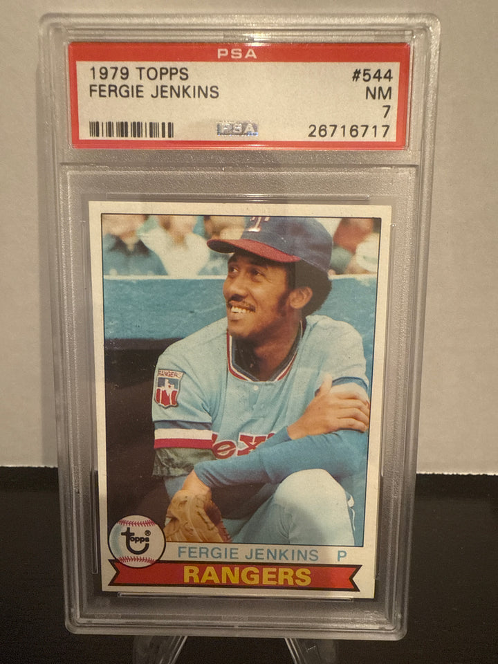 Fergie Jenkins 1979 Topps, PSA 7