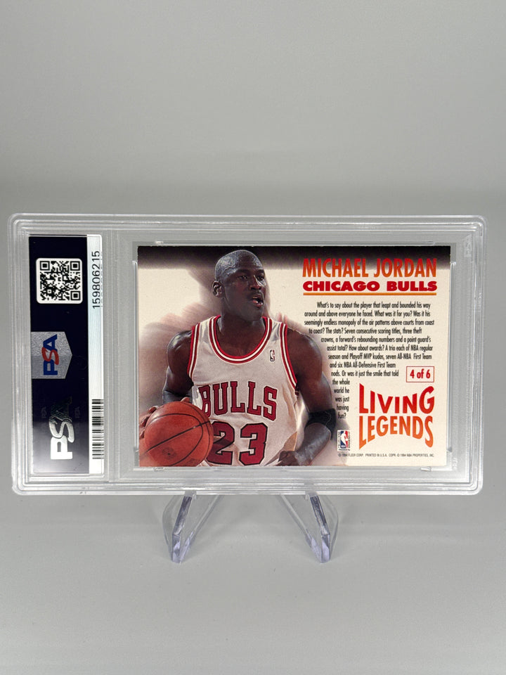 Michael Jordan 1993 Fleer Living Legends, PSA 7