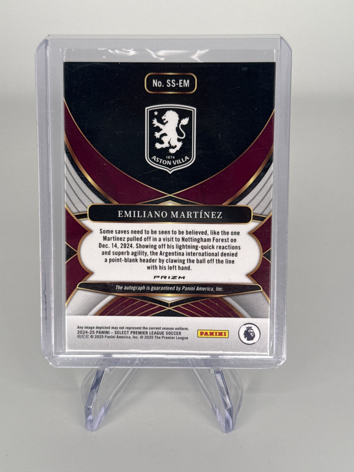 Emiliano Martinez 2024-2025 Panini Select Auto