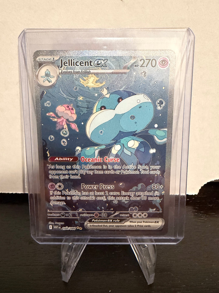 Pokemon TCG 2025 Jellicent White Flare Full Art Special Illustration Rare, 168/086