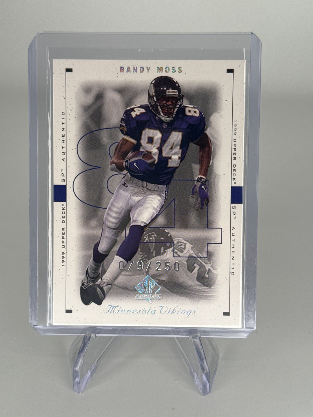 Randy Moss 1999 Upper Deck SP Authentic, 079/250