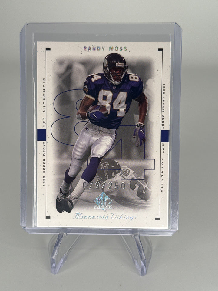 Randy Moss 1999 Upper Deck SP Authentic, 079/250