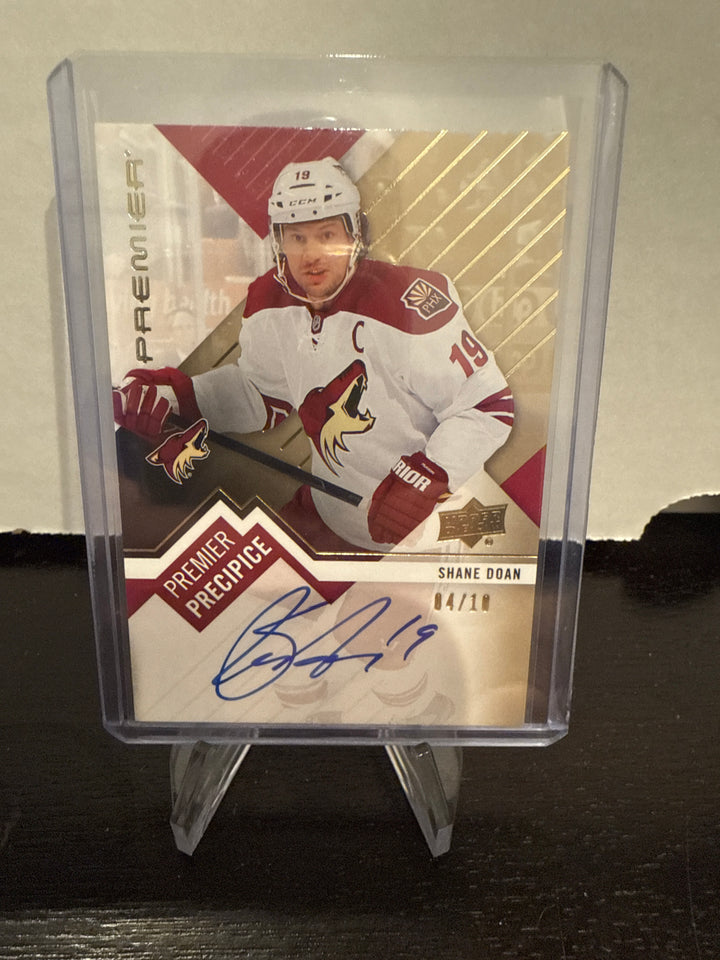 Shane Doan 2023-2024 Upper Deck Premier Precipice Auto, 04/10