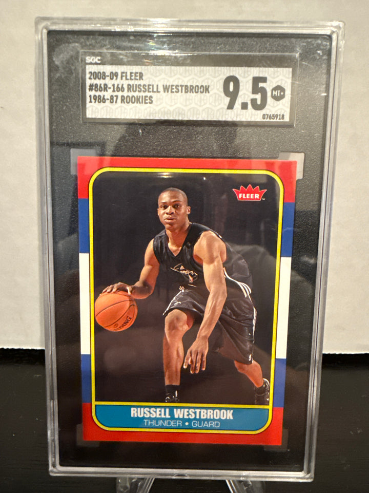 Russell Westbrook 2008 Fleer '86-87 Rookies, SGC 9.5 Gem Mint