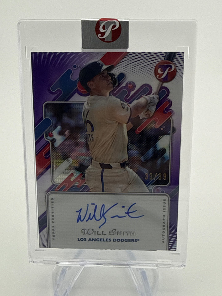 Will Smith 2025 Topps Pristine Purple Refractor Auto, 33/99
