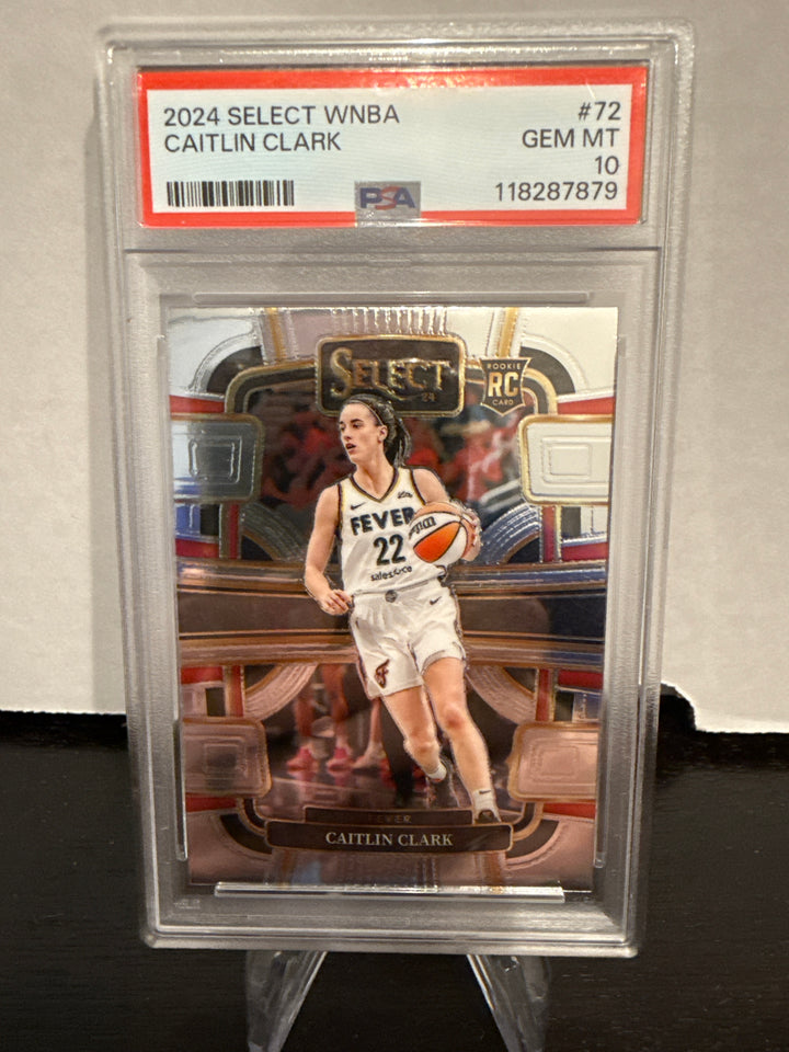Caitlin Clark 2024 Panini Select Rookie, PSA 10 Gem Mint
