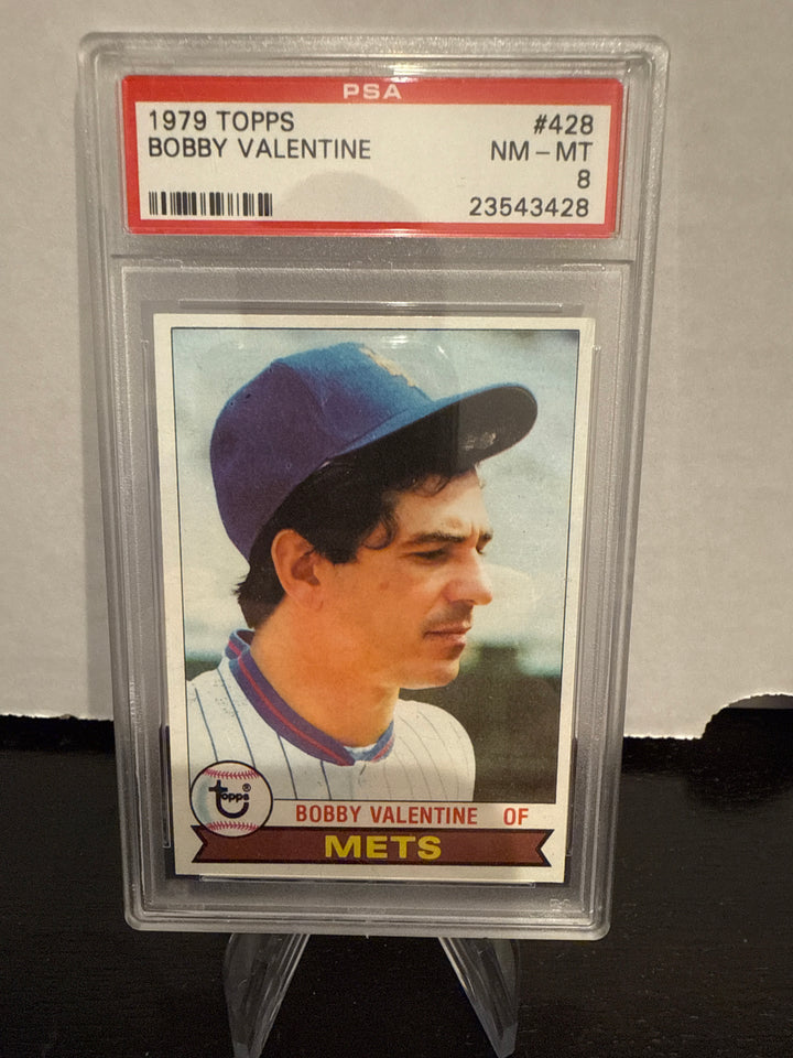 Bobby Valentine 1979 Topps, PSA 8