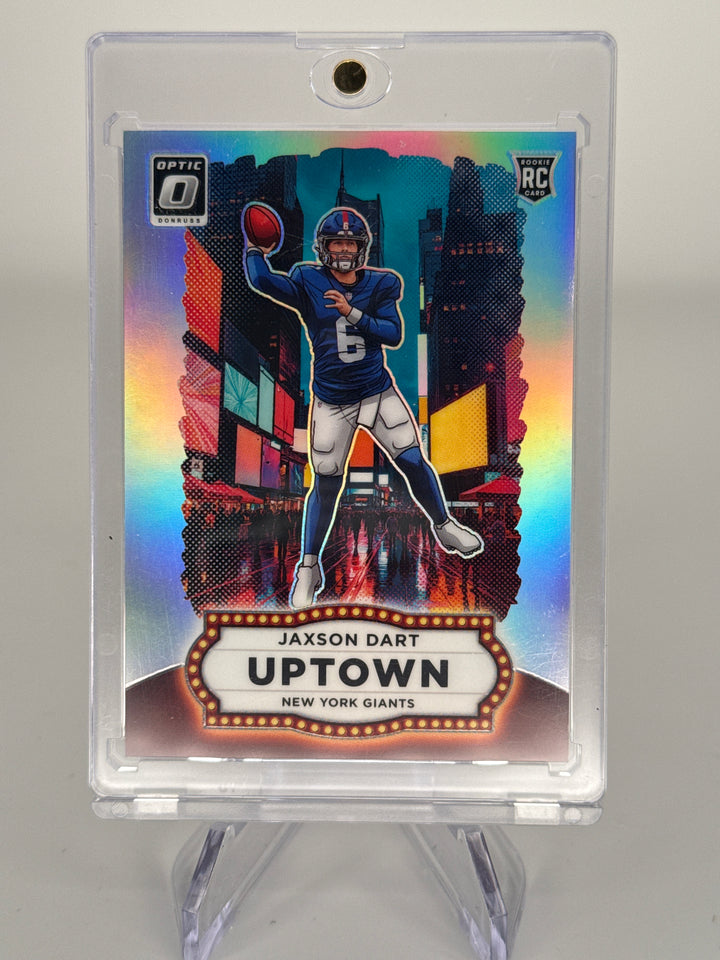 Jaxson Dart 2025 Panini Donruss Optic SSP Uptowns Case Hit Rookie