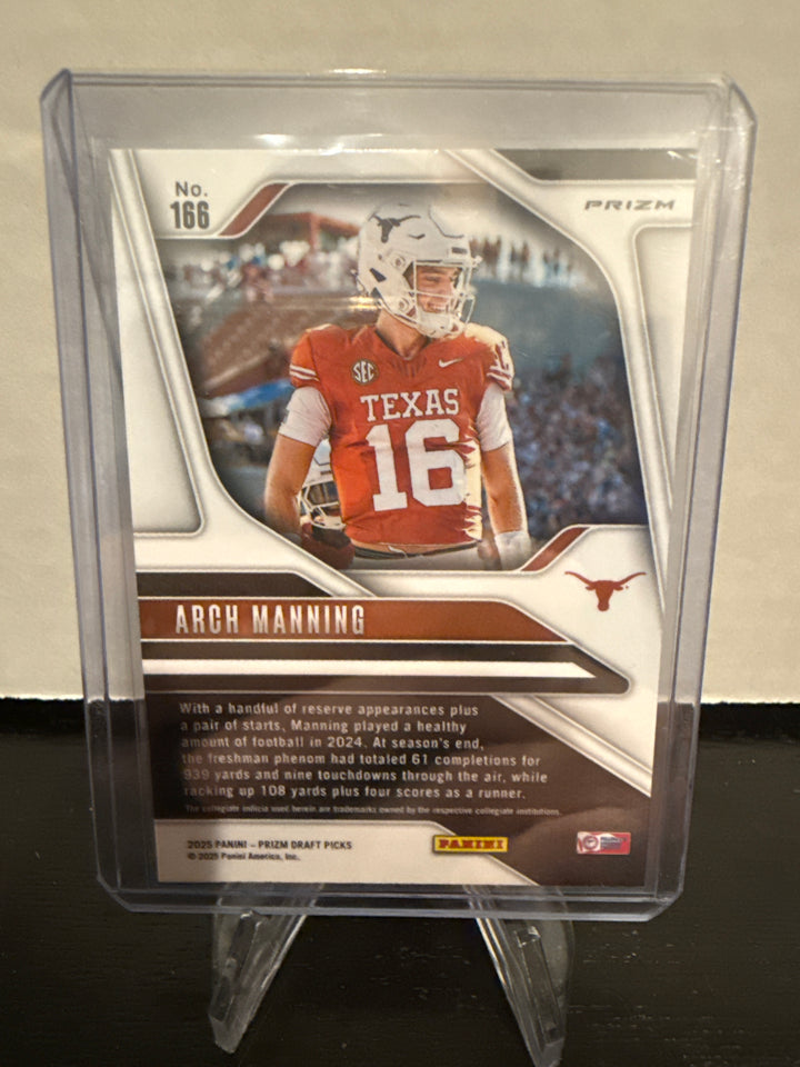 Arch Manning 2025 Panini Prizm Draft Picks Rated Prospect Silver
