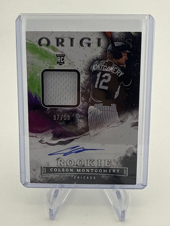 Colson Montgomery 2023 Panini Origins Rookie Patch Auto, 97/99