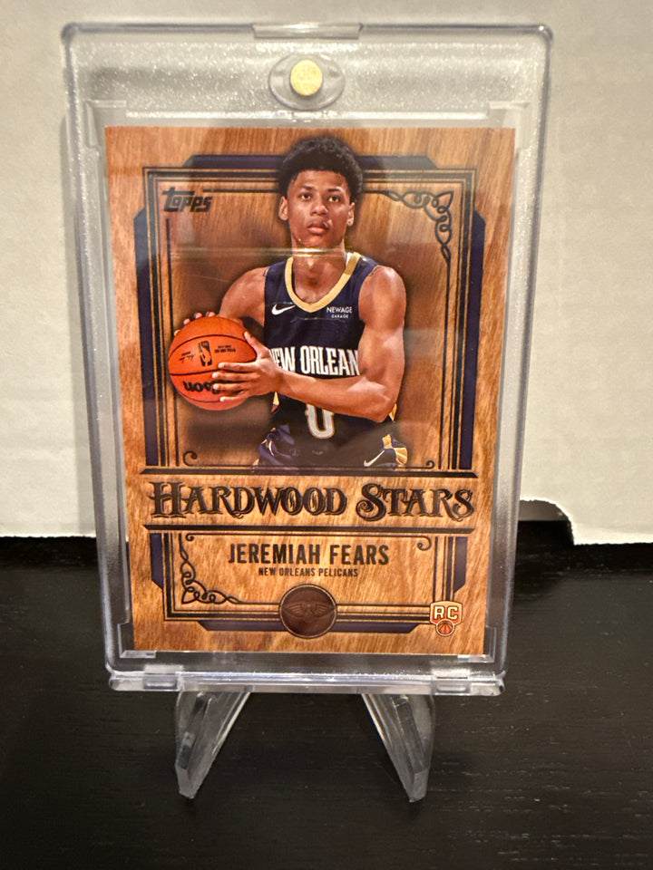 Jeremiah Fears 2025 Topps Basketball Hardwood Stars SSP Case Hit Rookie