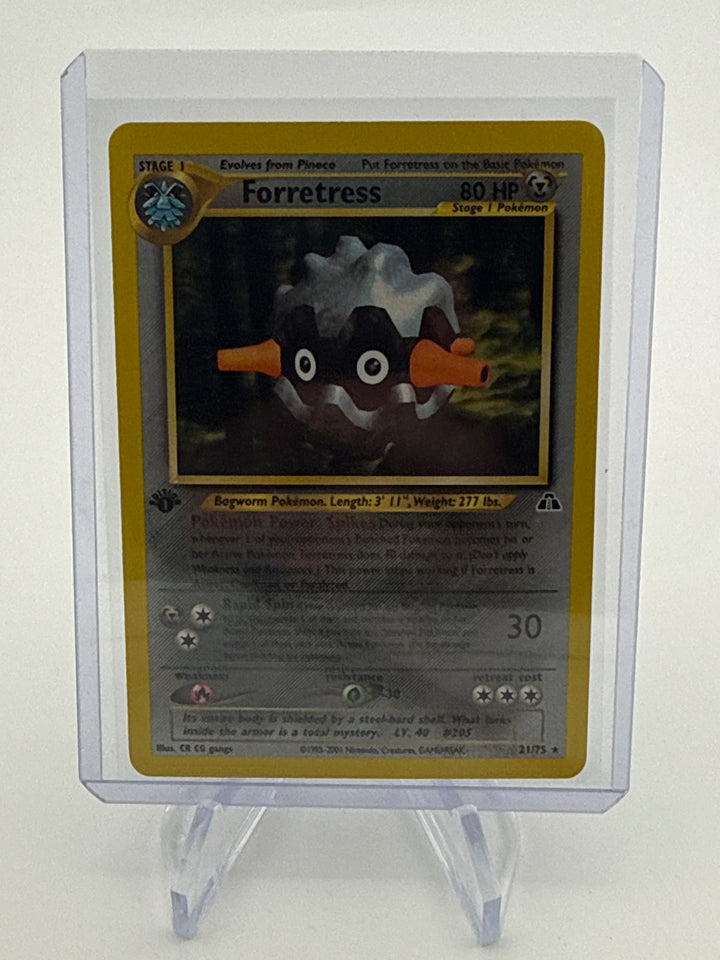 Pokemon TCG 2001 Forretress 1st Edition Neo Discovery, 21/75