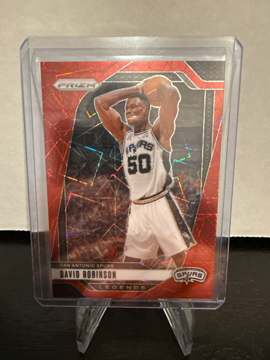 David Robinson 2024 Panini Prizm Red Lazer, 19/35
