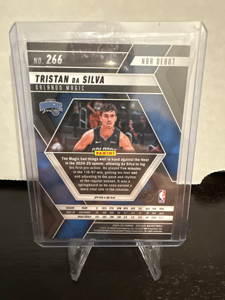 Tristan Da Silva 2024-2024 Panini Mosaic NBA Debut Genesis SSP Rookie