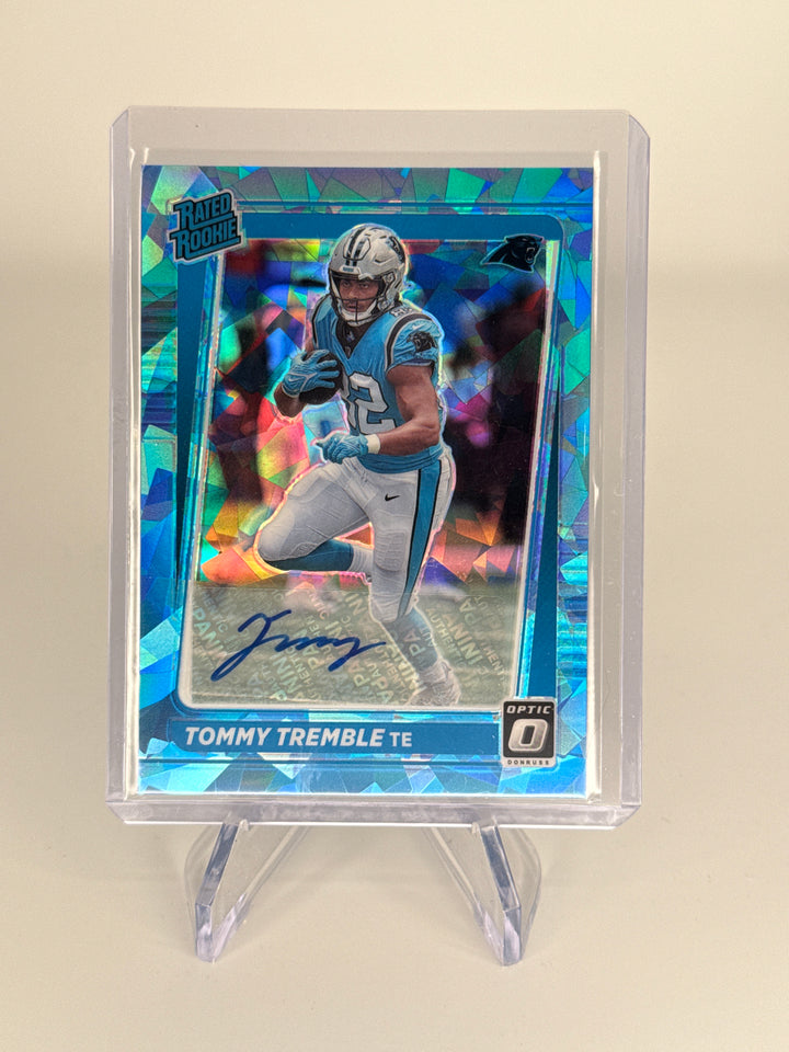 Tommy Tremble 2021 Panini Donruss Optic Blue Ice Rated Rookie Auto, 12/15