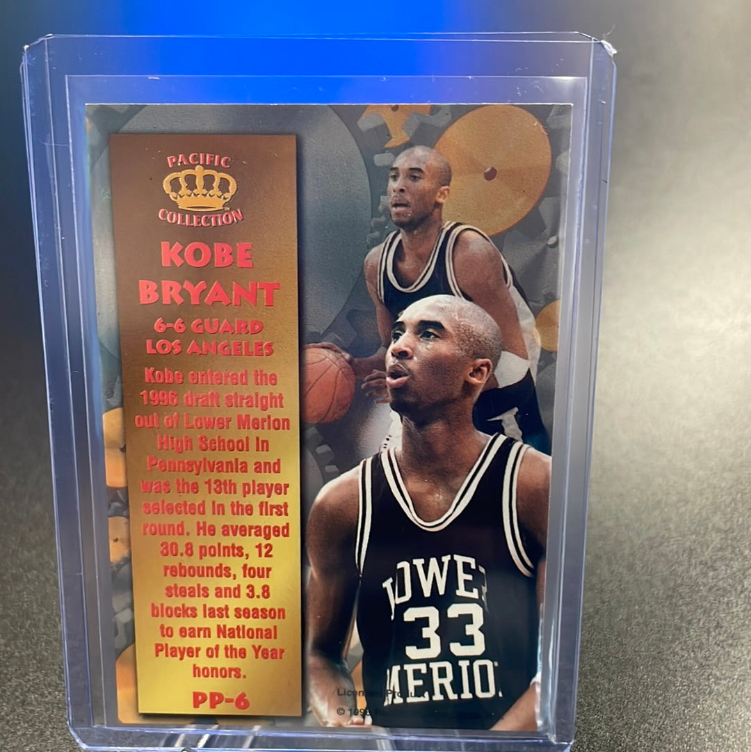 Kobe Bryant 1996-1997 Pacific Collection Gold Foil Rookie