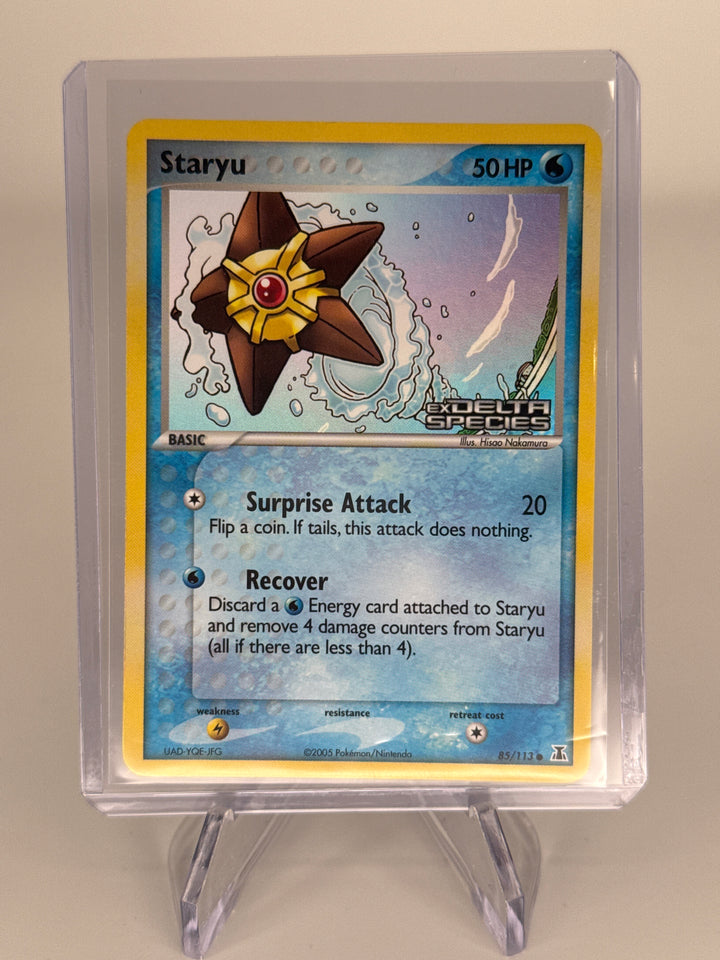 Pokemon TCG 2005 Staryu EX Delta Species Stamped Reverse Holo, 85/113
