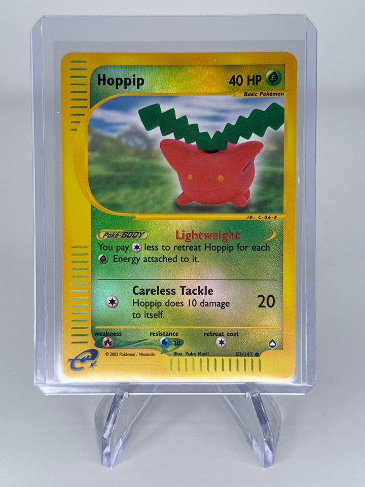 Pokemon TCG 2002 Hoppip Aquapolis Reverse Holo, 83/147