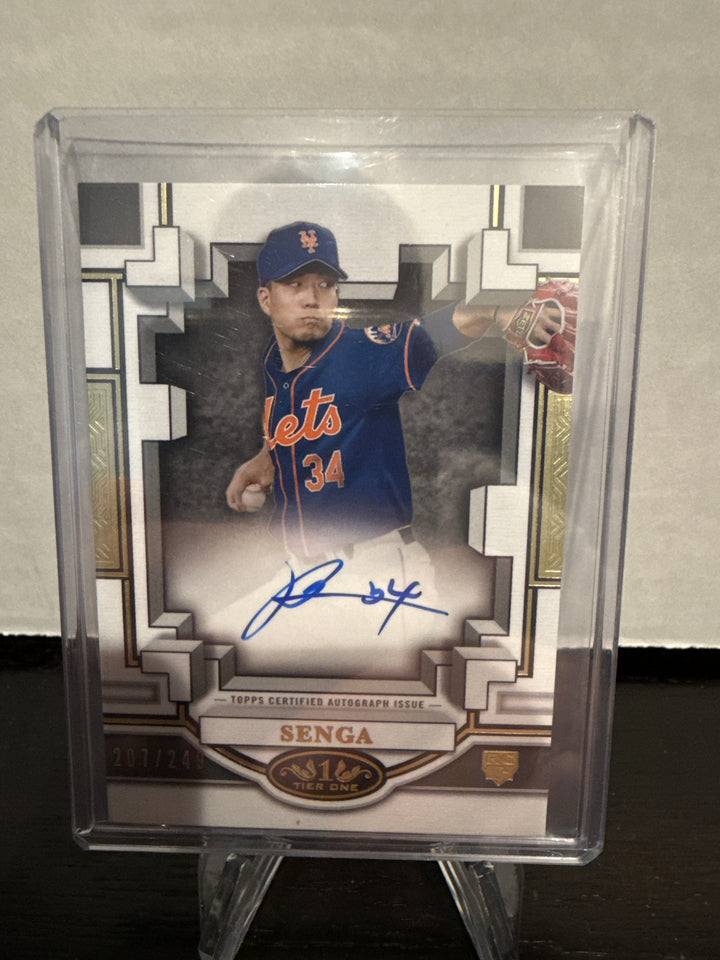 Kodai Senga 2023 Topps Tier One Break Out Rookie Auto, 207/249