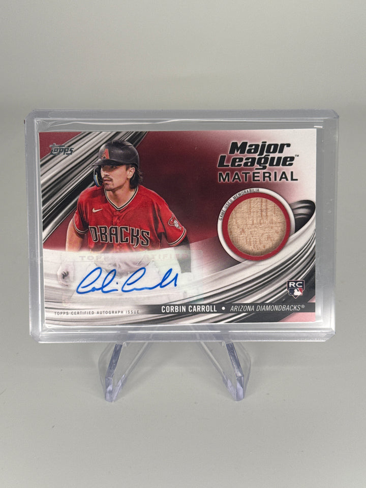 Corbin Carroll 2023 Topps Series 2 Orange Rookie Patch Auto, 23/25