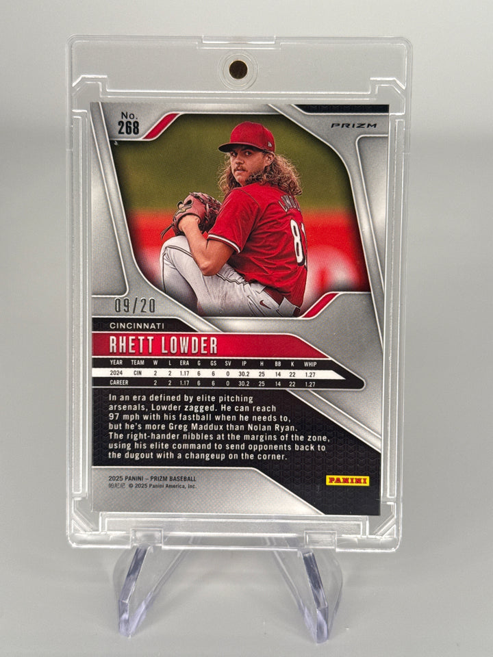 Rhett Lowder 2025 Panini Prizm Cherry Blossom Prizm Rookie, 09/20