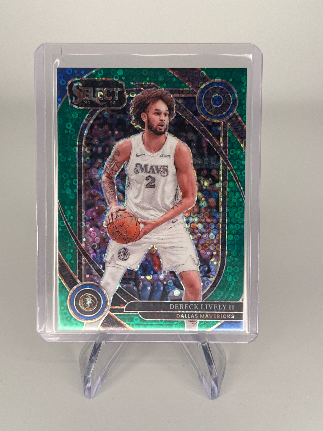 Dereck Lively II Panini Select Green Prizm, 5/5